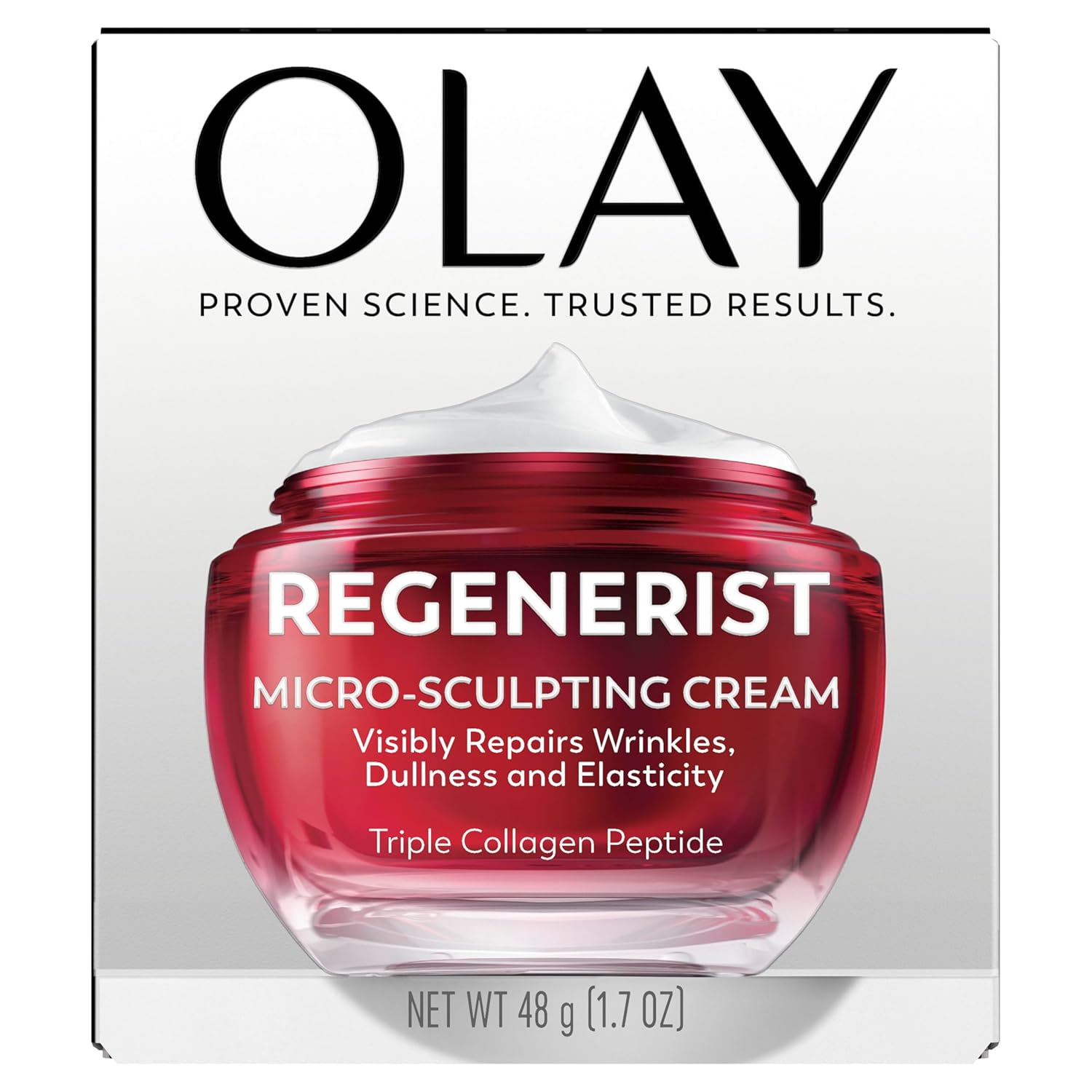 Olay Fragrance-Free Facial Cream – Calming Bedtime Routine for Sensitive, Aging Skin
