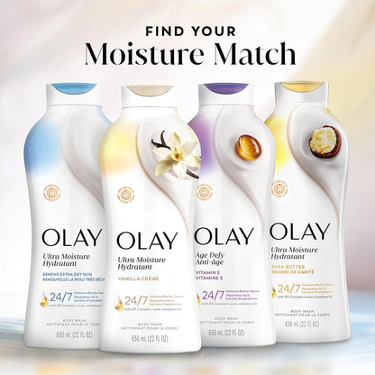 Olay Hydrating Body Wash for Women – Restorative Bath Time Ritual with Essential Lipids & Antioxidants