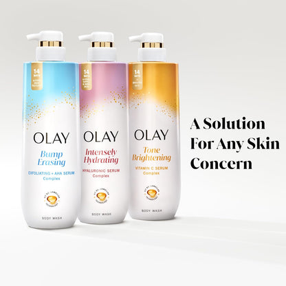 Olay Intensely Hydrating Body Wash – Mindful Bath Time Reset for Stressed, Parched Skin