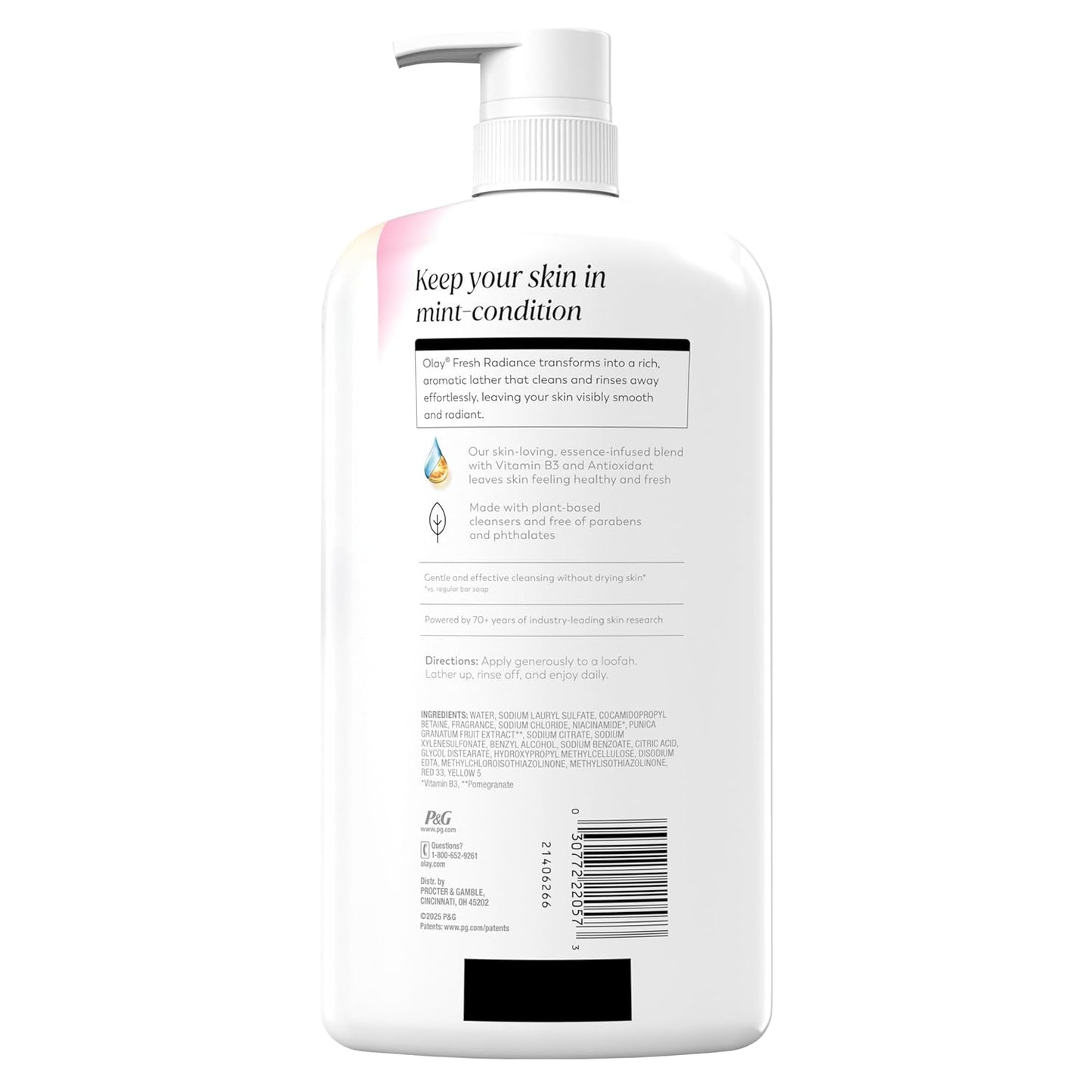 Olay Minimalist Body Wash for Women – Simple Skincare, Lightly Scented Option