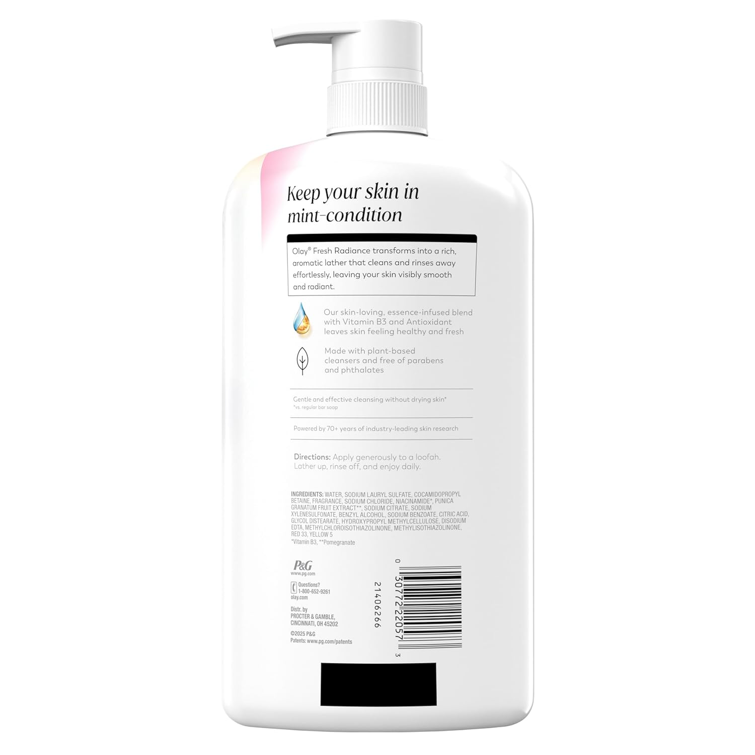 Olay Minimalist Body Wash for Women – Simple Skincare, Lightly Scented Option