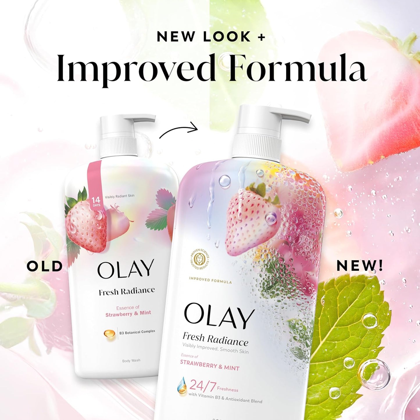 Olay Minimalist Body Wash for Women – Simple Skincare, Lightly Scented Option