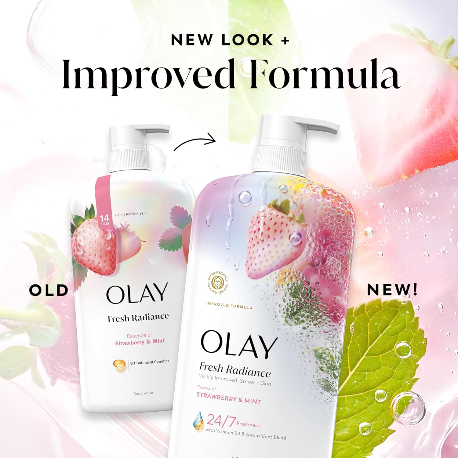Olay Minimalist Body Wash for Women – Simple Skincare, Lightly Scented Option