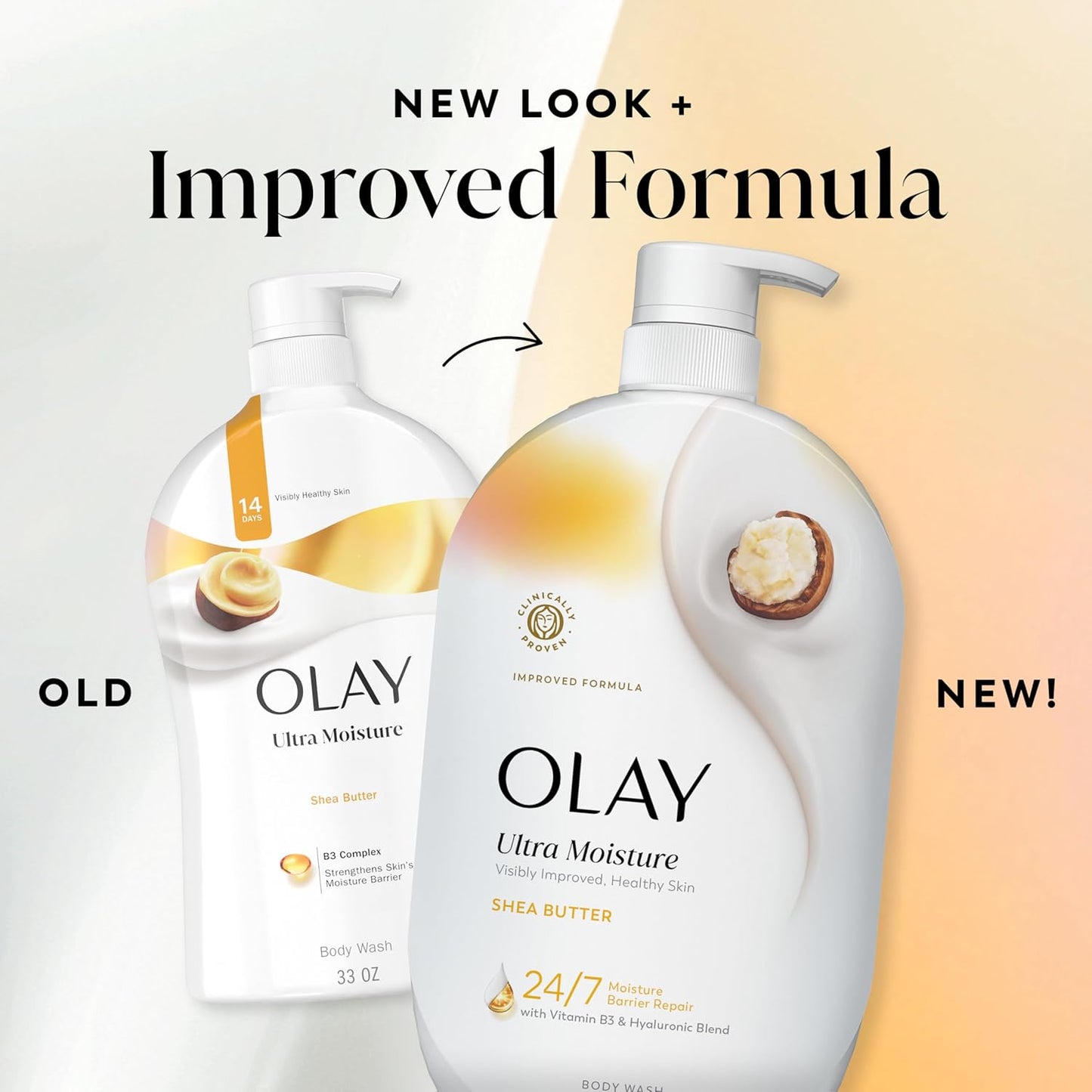 Olay Minimalist Body Wash – Paraben-Free, Phthalate-Free Cleanser for Effortless Skincare