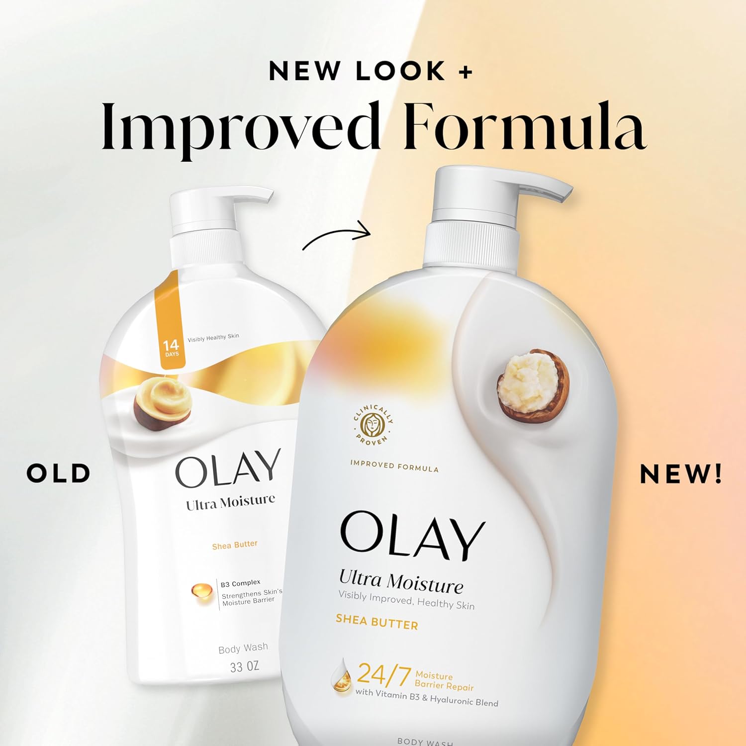Olay Minimalist Body Wash – Paraben-Free, Phthalate-Free Cleanser for Effortless Skincare