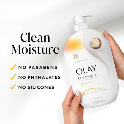 Olay Minimalist Body Wash – Paraben-Free, Phthalate-Free Cleanser for Effortless Skincare