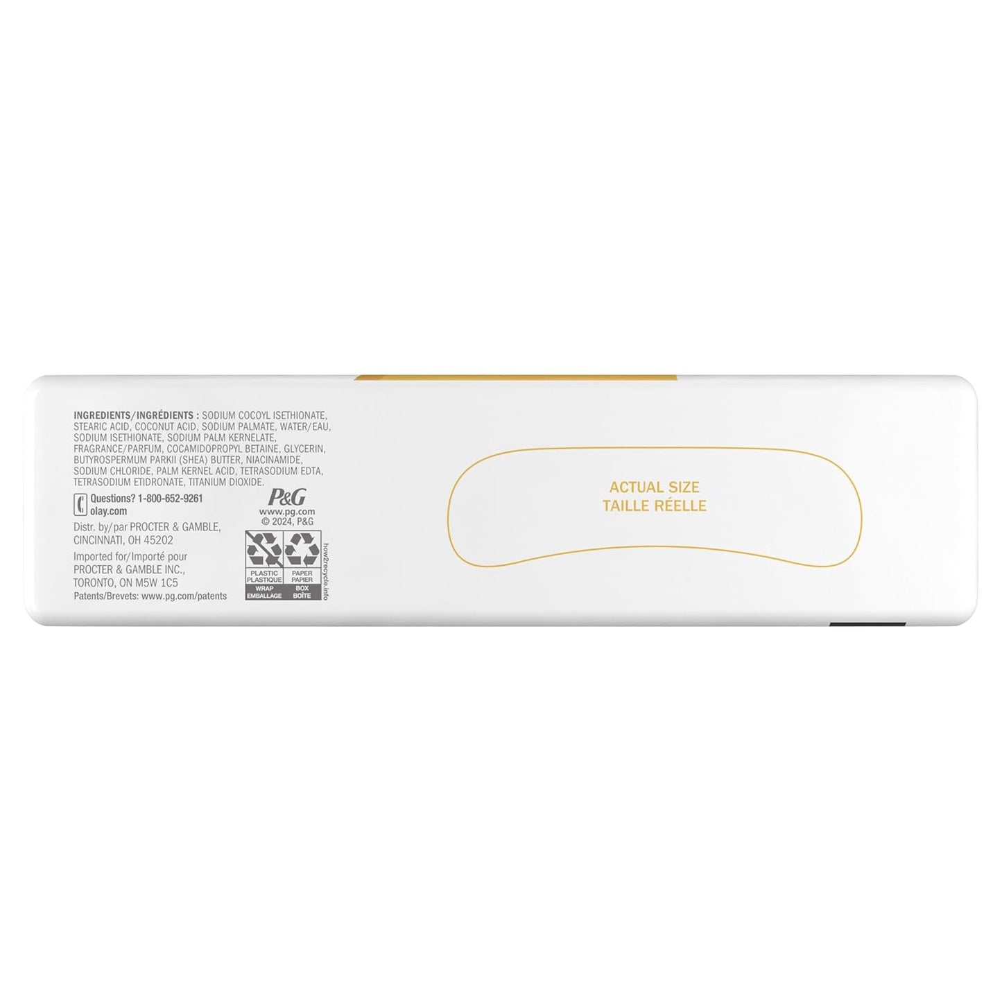 Olay Minimalist Moisturizing Soap – Essential Cleanser Bar, No Excess, Pure Skincare