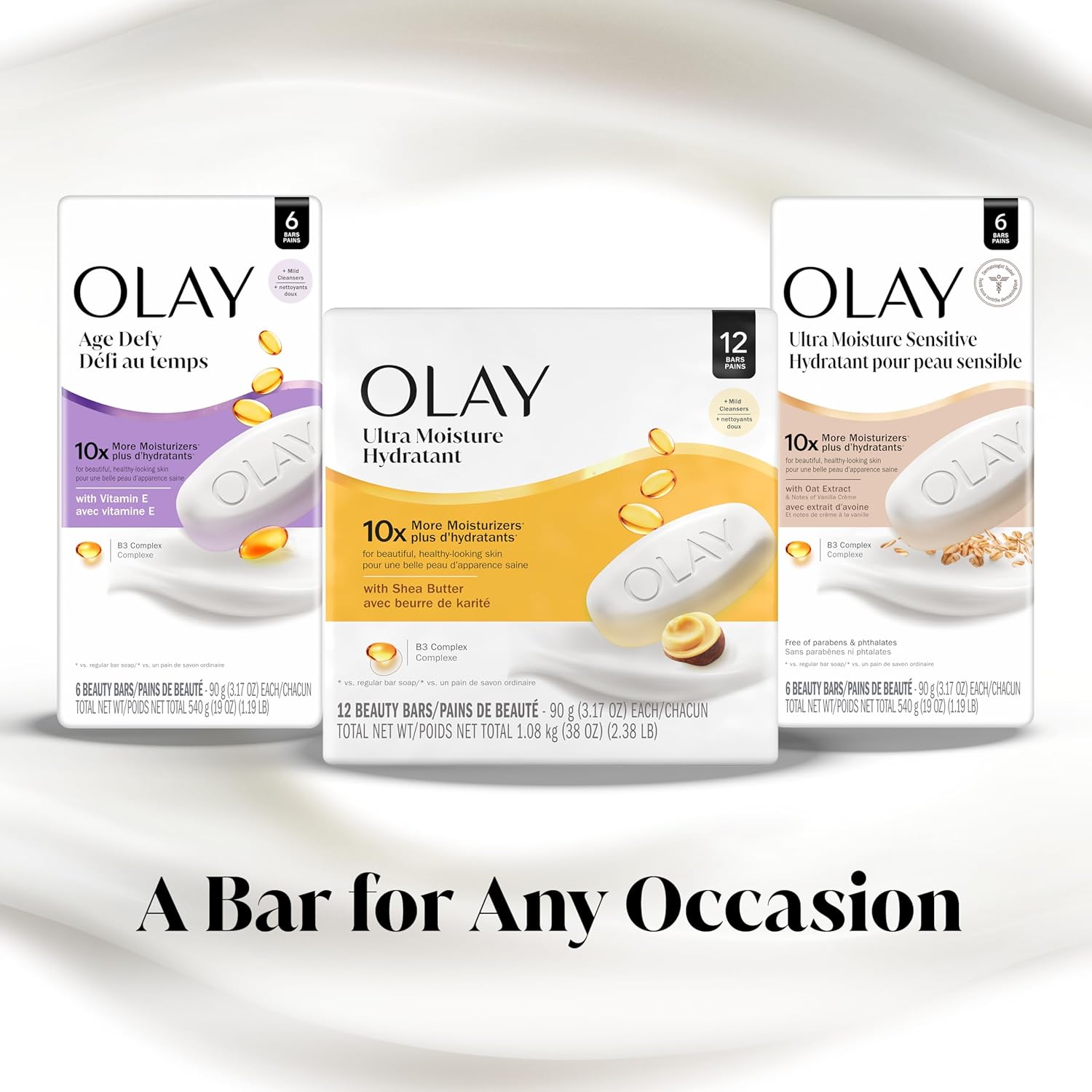 Olay Minimalist Moisturizing Soap – Essential Cleanser Bar, No Excess, Pure Skincare
