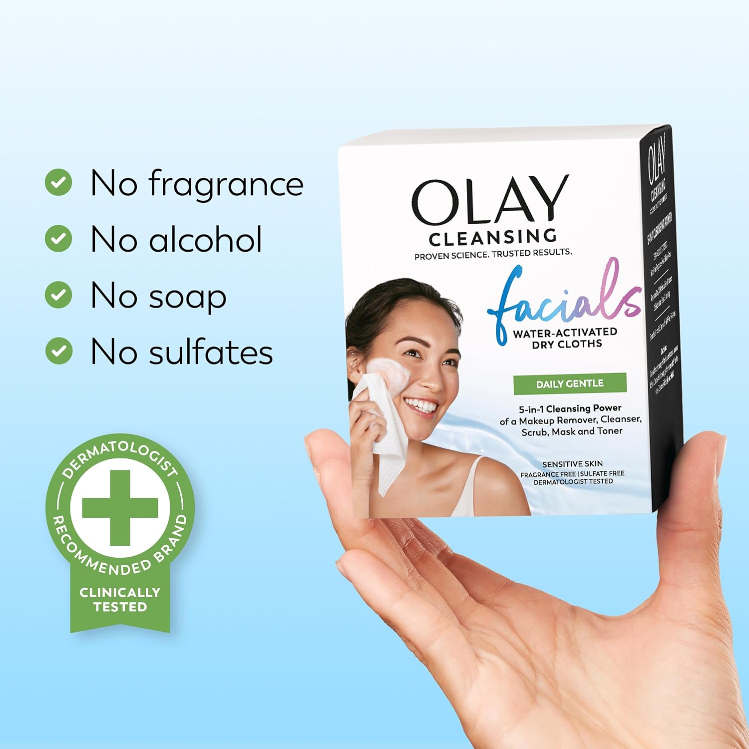 Olay Non-Toxic Makeup Remover Wipes – Gentle, Alcohol-Free Beauty for Shared Households
