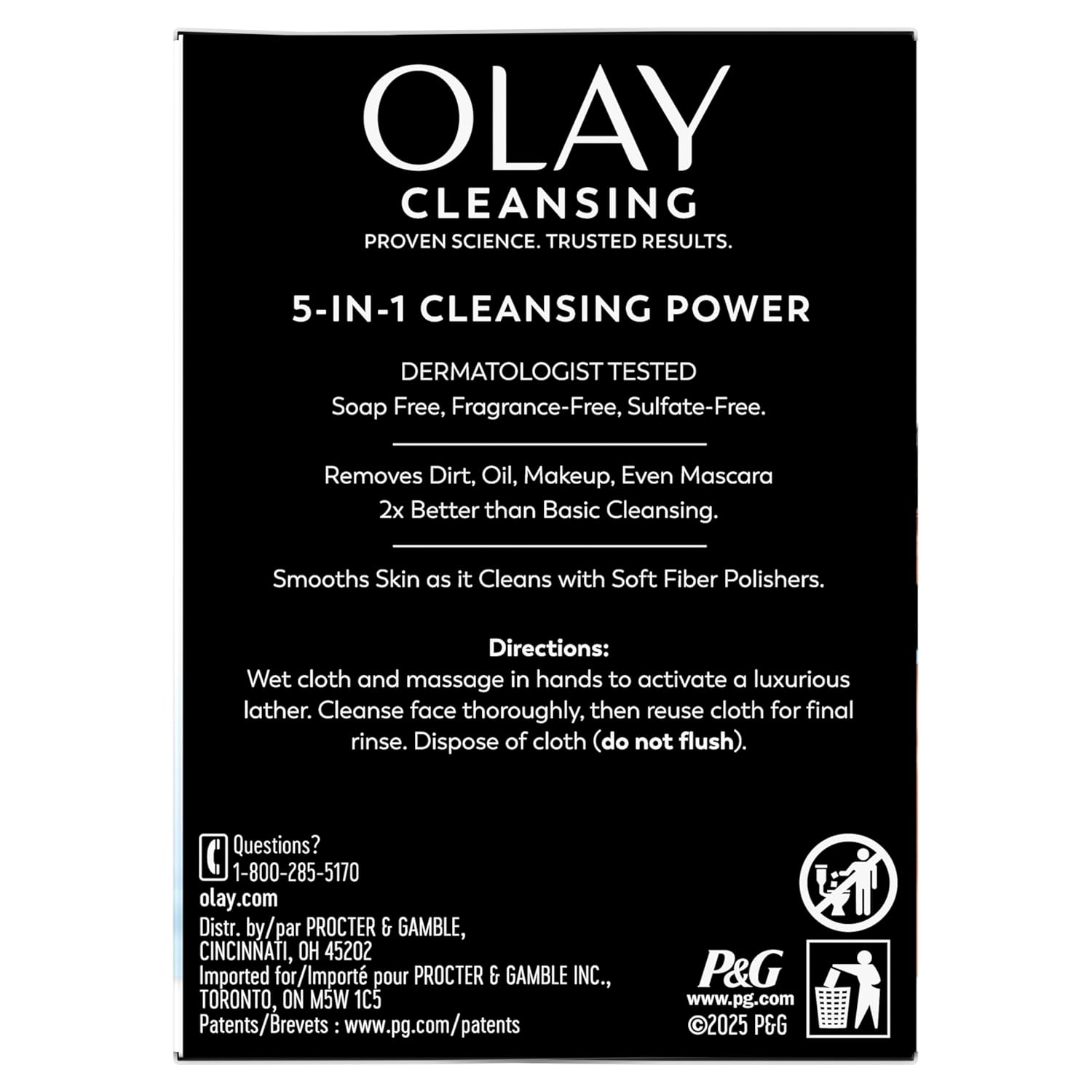Olay Non-Toxic Makeup Remover Wipes – Gentle, Alcohol-Free Beauty for Shared Households