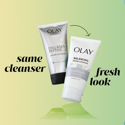 Olay Regenerist Collagen Peptide 24 Face Wash – Clean Fragrance-Free Formula for a Simple, Intentional Skincare Station