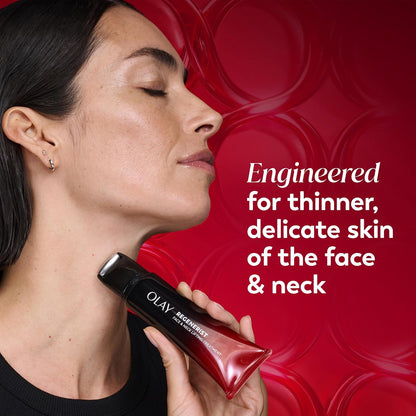 Olay Regenerist Face Lifting Serum – Streamlined Anti-Aging Gel with Precision Roller Applicator