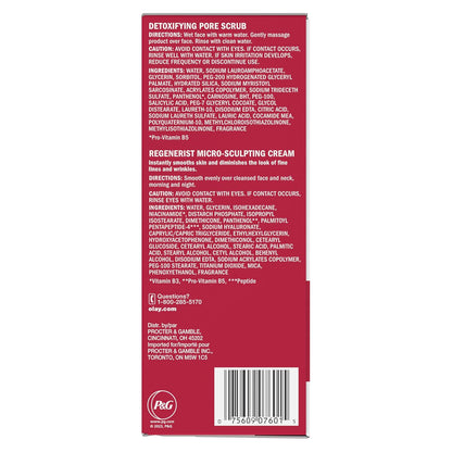 Olay Regenerist Pore Scrub & Moisturizer Duo – Simplified Anti-Aging in One Clean Set