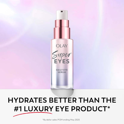 Olay Super Eye Serum – Birthday Gift for Her, Anti-Aging Eye Serum with Elegant Bottle