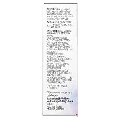 Olay Super Eye Serum – Birthday Gift for Her, Anti-Aging Eye Serum with Elegant Bottle