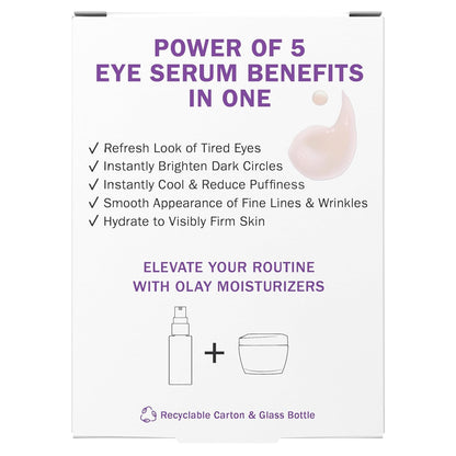 Olay Super Eye Serum – Birthday Gift for Her, Anti-Aging Eye Serum with Elegant Bottle