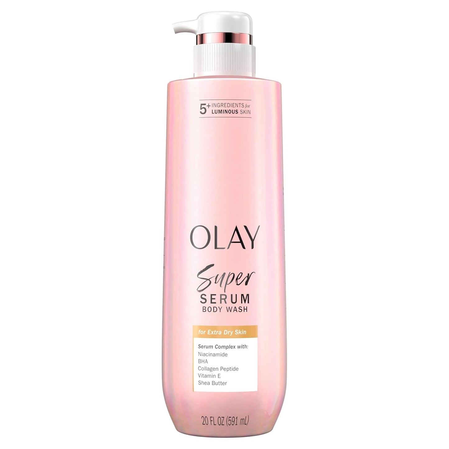 Olay Super Serum Body Wash – Minimalist Body Care Formula with Maximum Active Ingredients