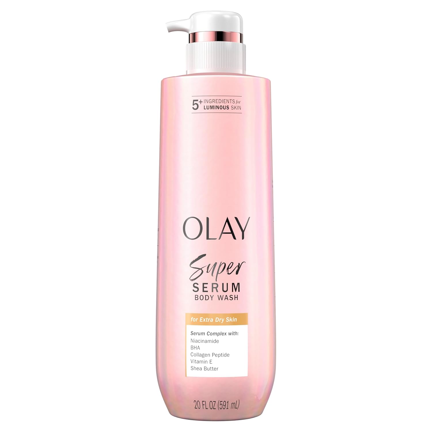 Olay Super Serum Body Wash – Minimalist Body Care Formula with Maximum Active Ingredients