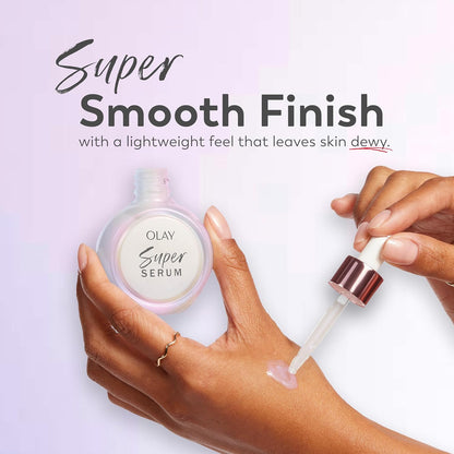 Olay Super Serum – Evening Wind-Down Facial Treatment, Activated Niacinamide for Calm Skin