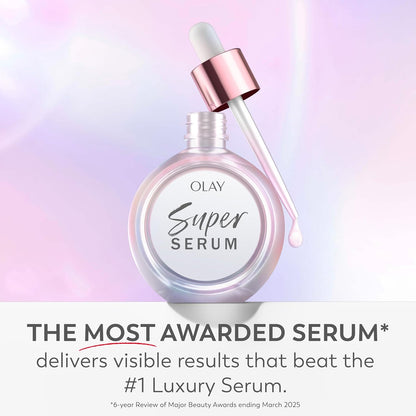 Olay Super Serum – Evening Wind-Down Facial Treatment, Activated Niacinamide for Calm Skin