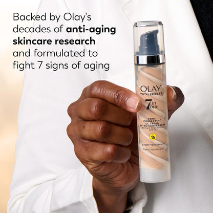 Olay Total Effects Face Moisturizer SPF 15 – Fast-Absorbing Formula for Your Morning Work Routine