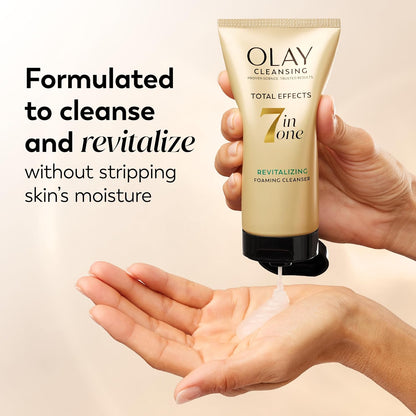 Olay Total Effects Facial Cleanser 3-Pack – Thoughtful Birthday Gift for Women's Daily Skincare