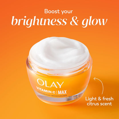 Olay Vitamin C MAX Hydrating Moisturizer – Calming Bedtime Routine for Even Skin Tone