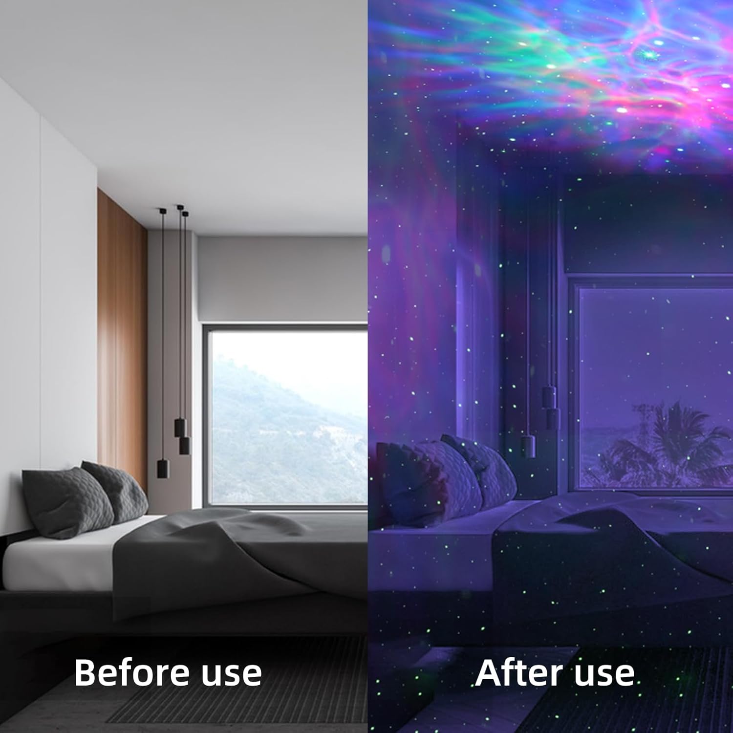 OrbitAstro Astronaut Nebula Light – Safe Sleep Companion for Children, 8 Calming Modes for Nursery Ceiling and Bedroom Wall