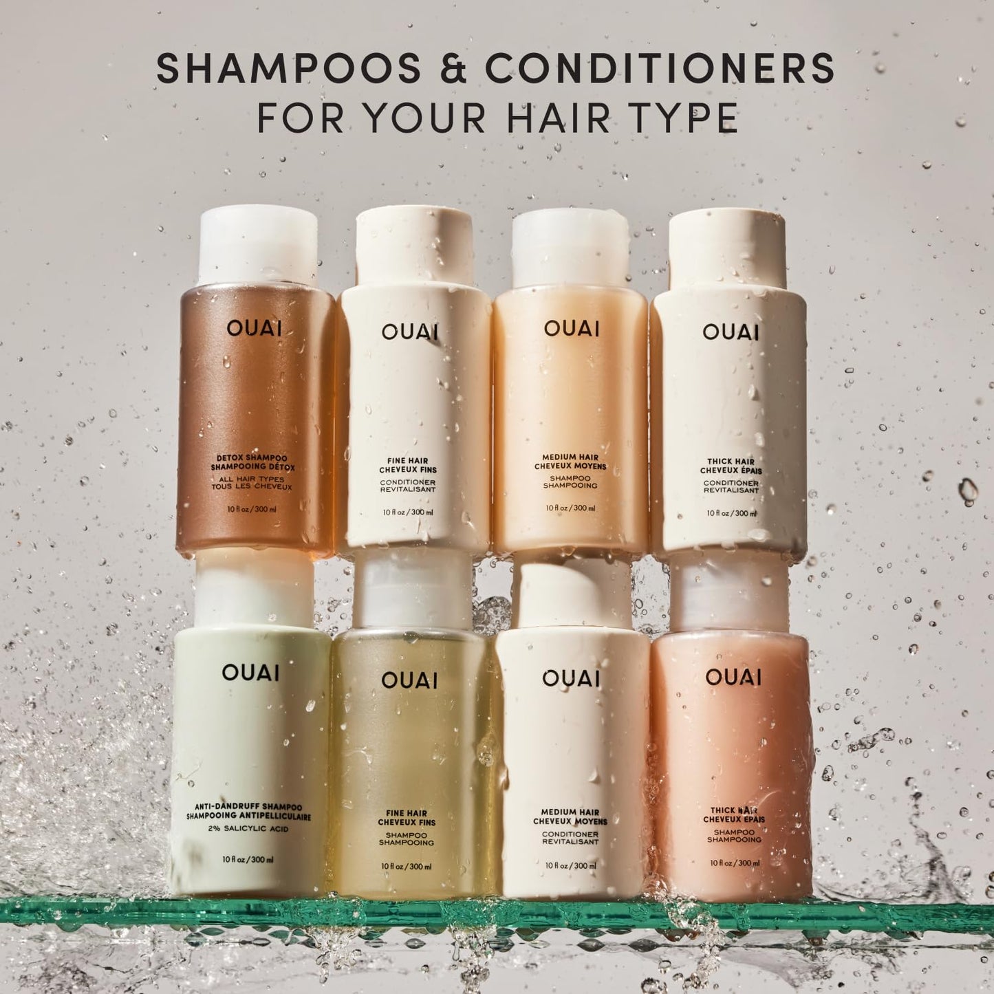 OUAI Fine Hair Conditioner - Elevated Daily Volumizing Ritual for Fine, Limp Hair with Keratin