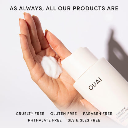 OUAI Fine Hair Conditioner - Elevated Daily Volumizing Ritual for Fine, Limp Hair with Keratin