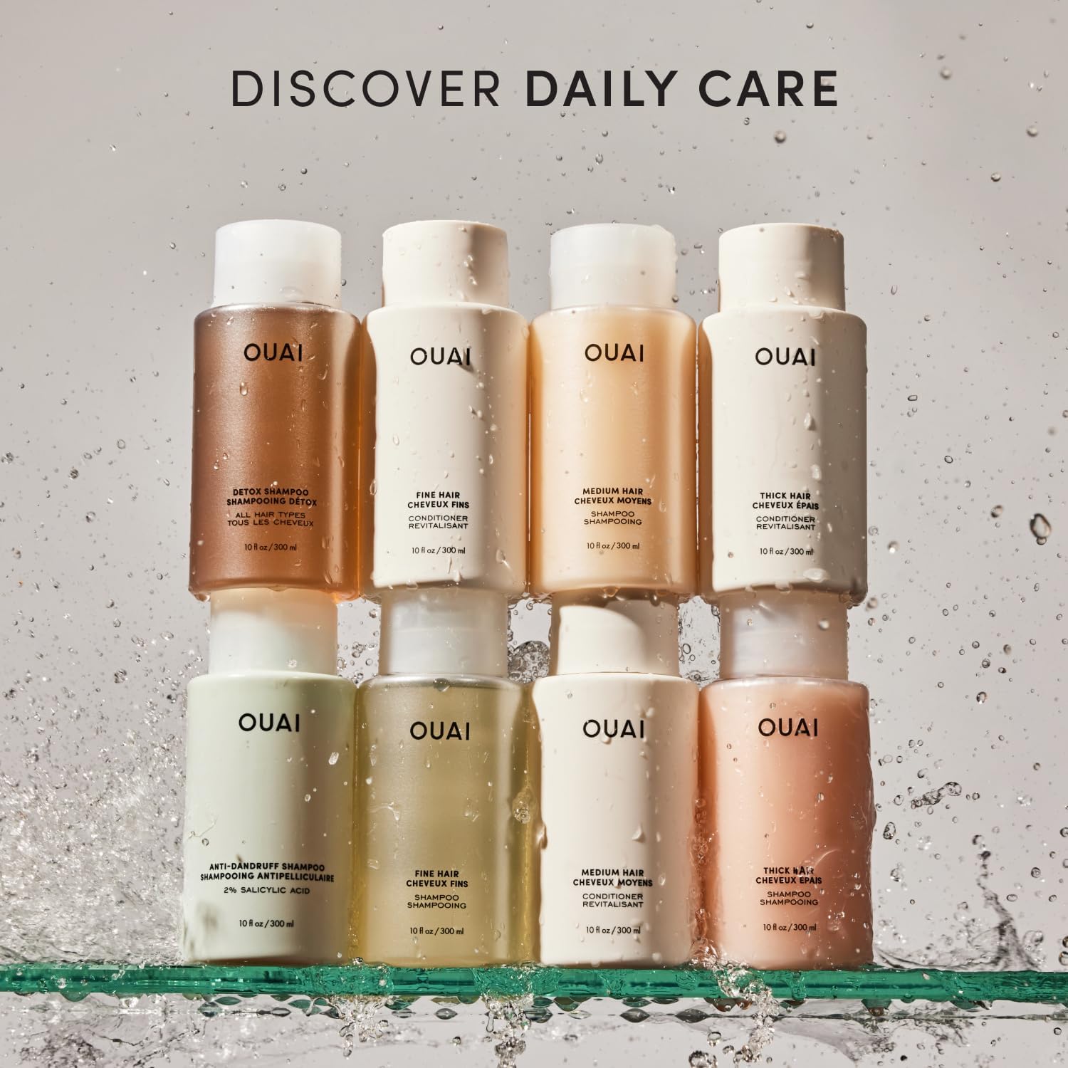 OUAI Fine Hair Shampoo - Elegant Housewarming Gift for the Style-Conscious Friend, Biotin Thickening Hair Wash