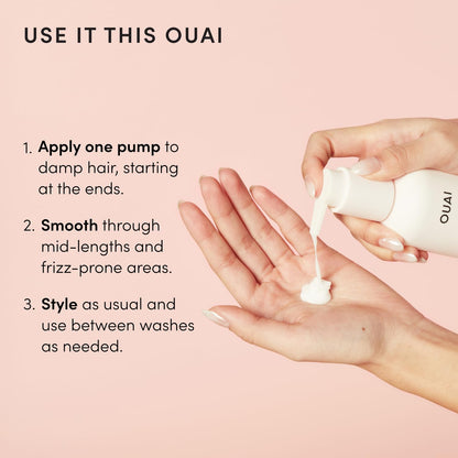 OUAI Frizz Cream - Housewarming Present for Her with Luxury Haircare and Clean Beauty Appeal