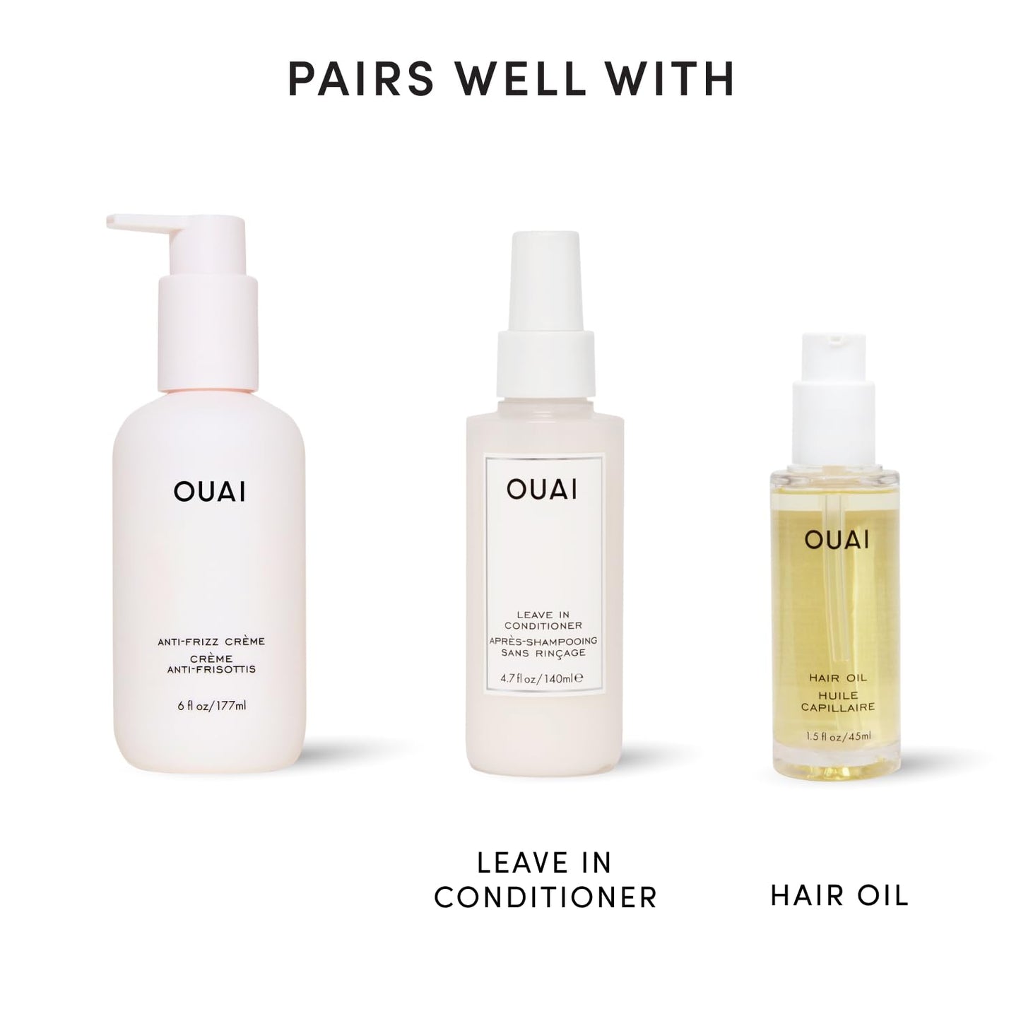OUAI Frizz Cream - Housewarming Present for Her with Luxury Haircare and Clean Beauty Appeal