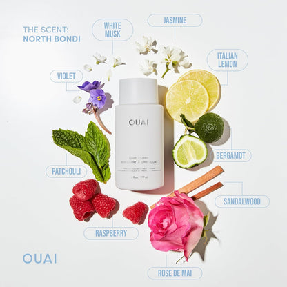 OUAI Hair Gloss - Designer Vanity Hair Treatment for Elevated Dressing Area, Heat-Protective Glaze