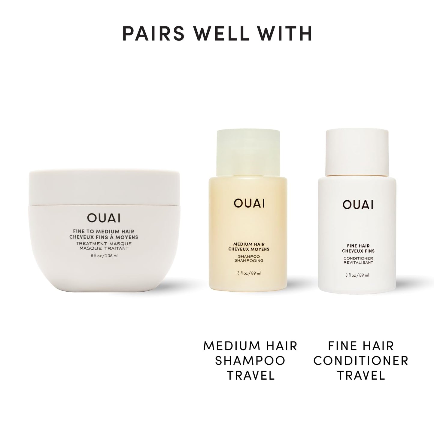 OUAI Melrose Place Hair Mask - Streamlined Repair Treatment for the Intentional Vanity Setup