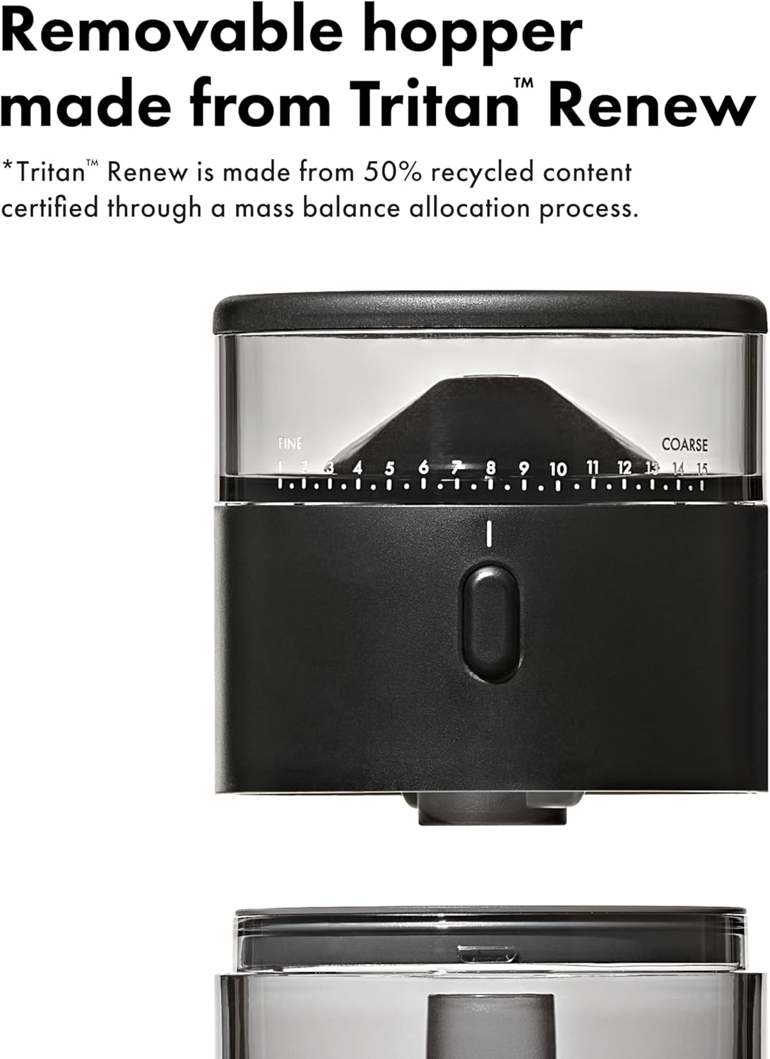 OXO Brew Compact Conical Burr Coffee Grinder – Quiet Bean Grinder for Remote Work Setup, Consistent Daily Brewing