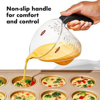 OXO Good Grips Angled Measuring Cup – Read Measurements from Above for Faster Meal Prep