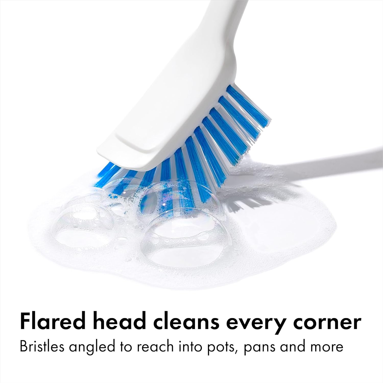 OXO Good Grips Dish Brush – Wedding Registry Kitchen Essential for Couples, Dishwasher-Safe Brush with Non-Slip Grip