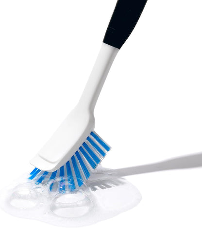 OXO Good Grips Dish Brush – Wedding Registry Kitchen Essential for Couples, Dishwasher-Safe Brush with Non-Slip Grip