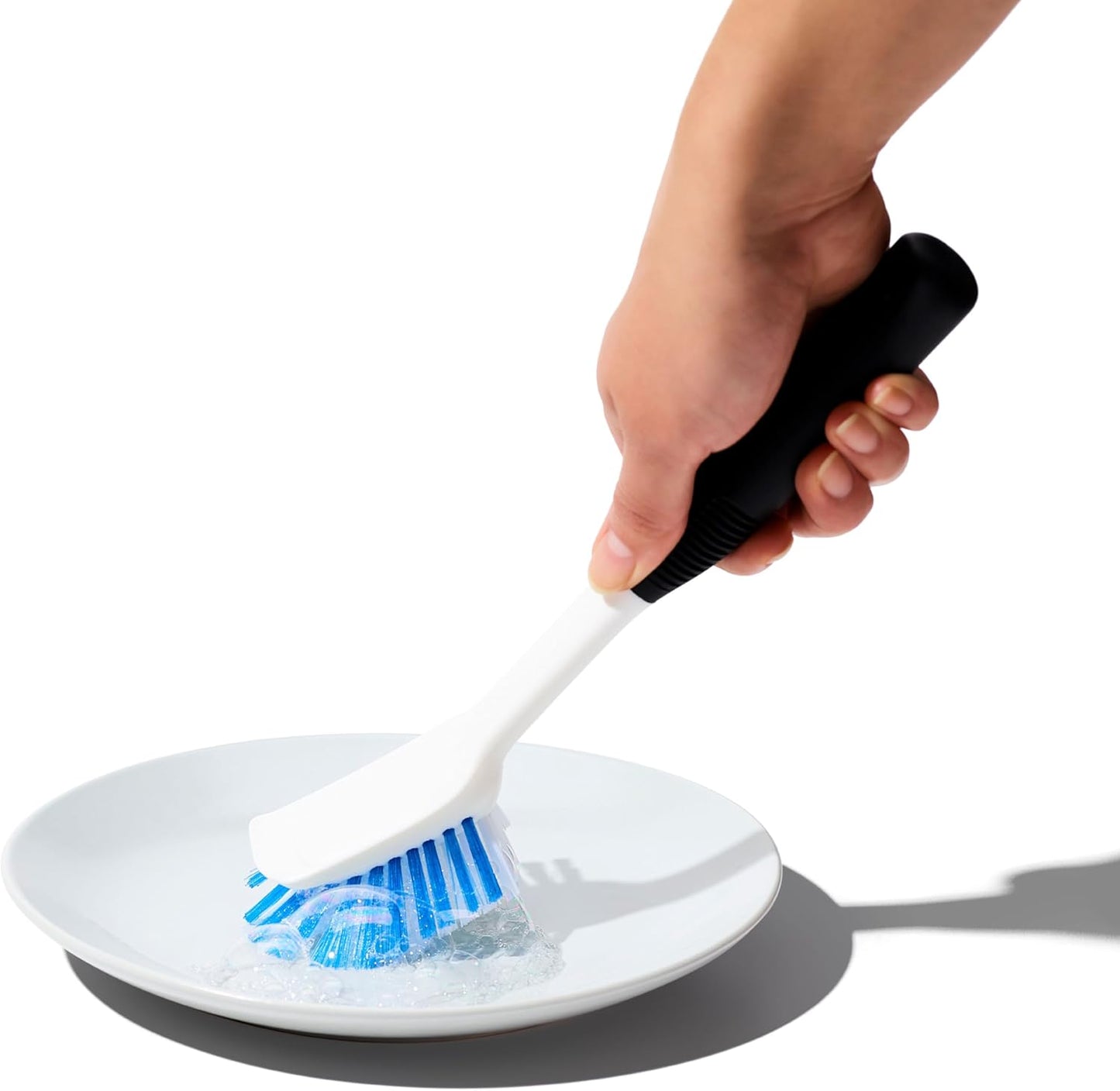 OXO Good Grips Dish Brush – Wedding Registry Kitchen Essential for Couples, Dishwasher-Safe Brush with Non-Slip Grip