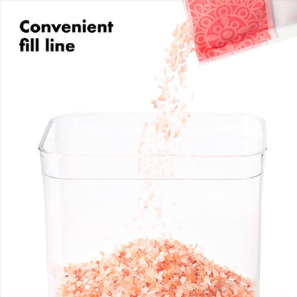 OXO Good Grips POP Container Bulk Set – Modern Pantry Styling Upgrade, 4.4-Qt Stackable Canisters with Curved Clear Bodies for a Tidy Kitchen