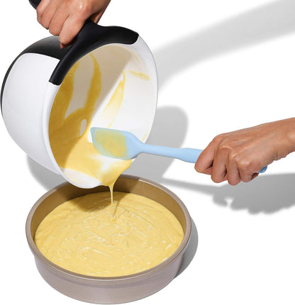 OXO Good Grips Silicone Spatula Trio – Heat-Resistant Cooking Tools for Family Kitchens with Kids and Pets