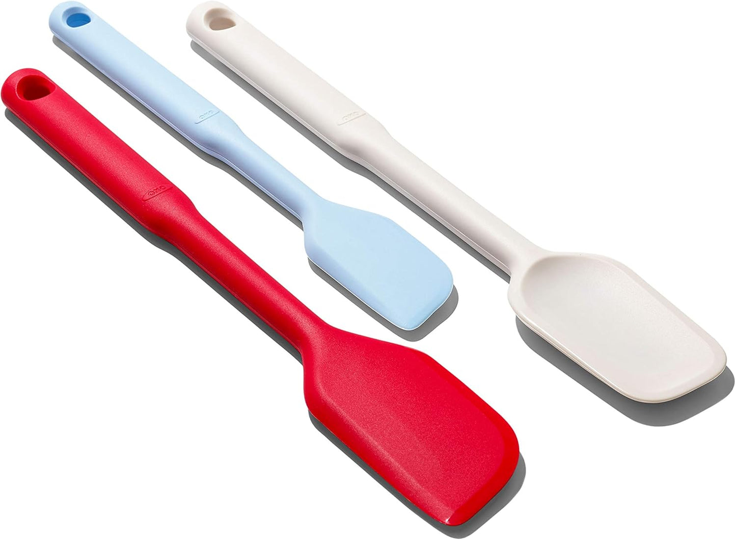 OXO Good Grips Silicone Spatula Trio – Heat-Resistant Cooking Tools for Family Kitchens with Kids and Pets