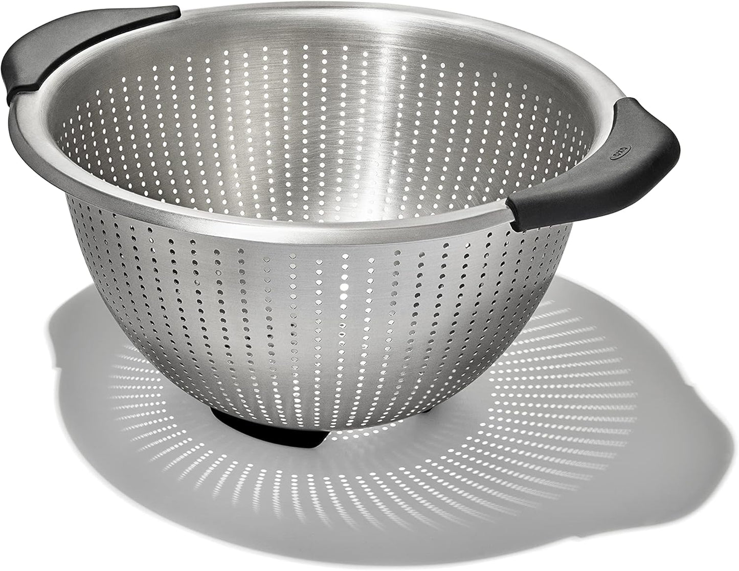 OXO Good Grips Stainless Steel Colander – Countertop Decor Friendly, Polished Colander That Doubles as a Fruit Bowl