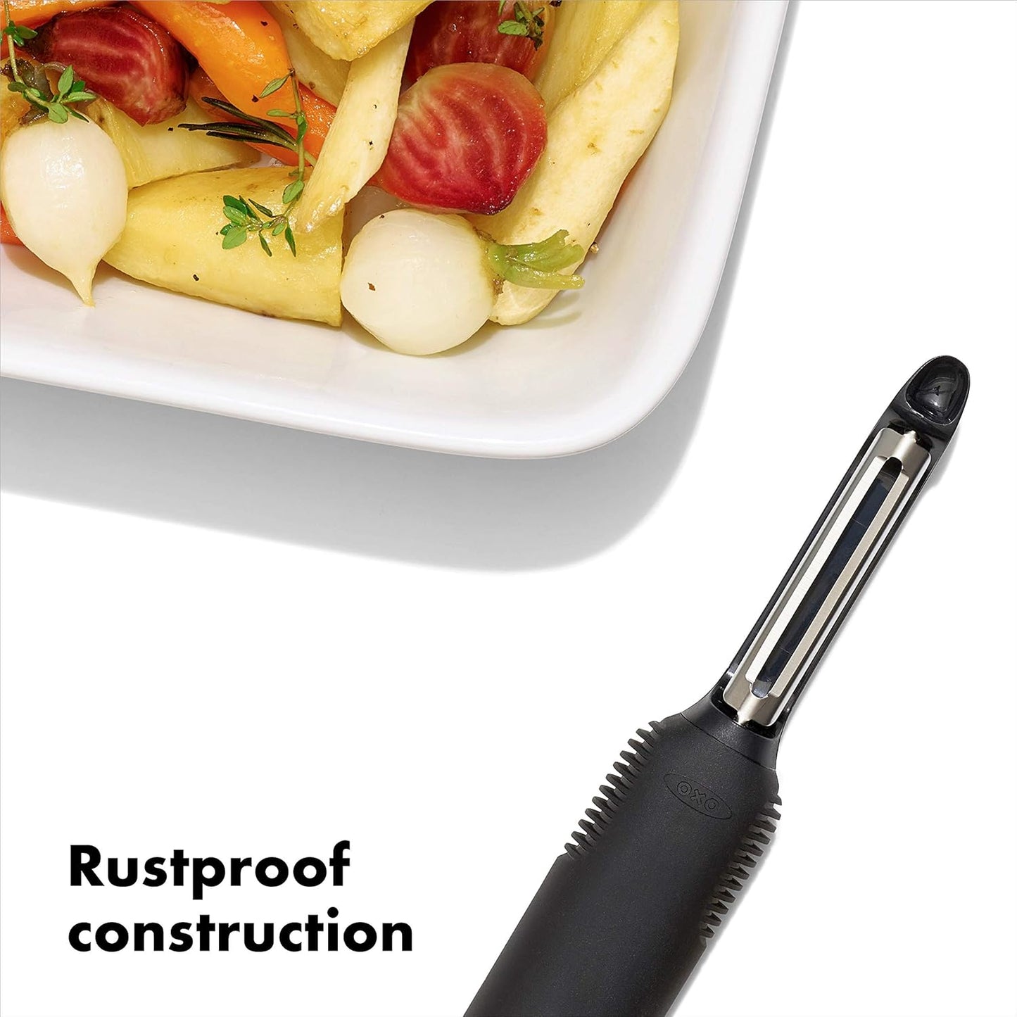 OXO Good Grips Swivel Peeler – Practical Birthday Gift for Mom, Comfortable Grip for Long Prep Sessions