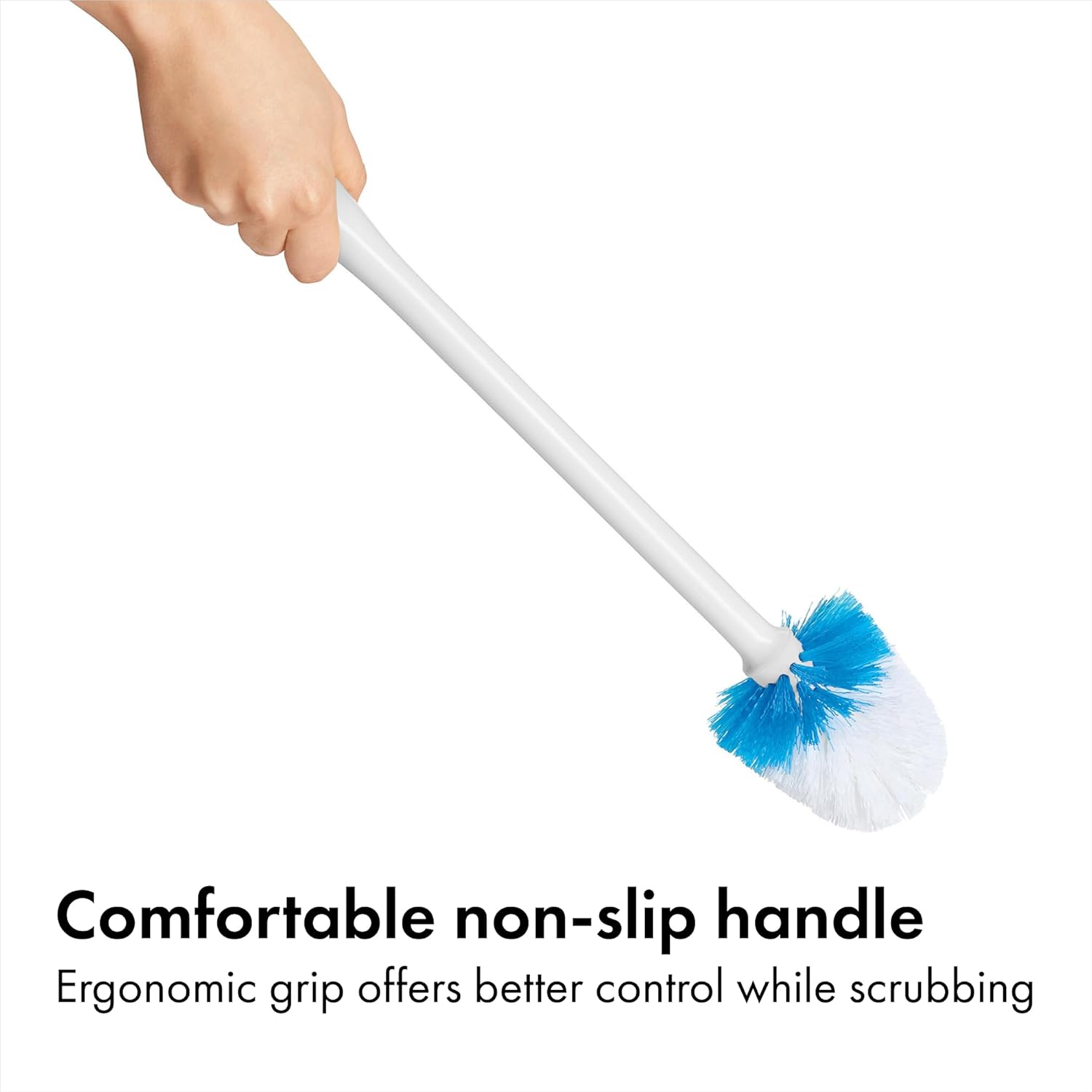 OXO Good Grips Toilet Brush Set – Thoughtful Bathroom Upgrade Gift for Couples and First Time Buyers
