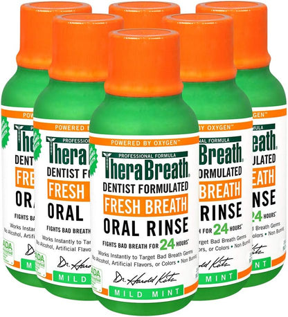oxygen-based patented formula that targets sulfur-producing bacteria deep below the tongue and at the back of the throat