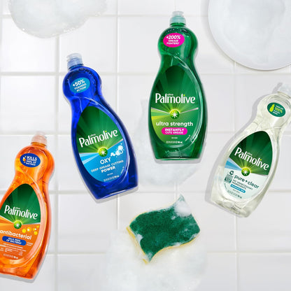 Palmolive Ultra Dishwashing Liquid – Calming Cookware Wash for Self-Care Routines at the Sink, 32.5 Fl Oz Pack of 4