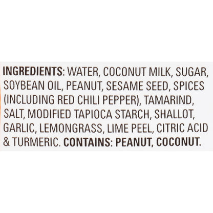 peanut, coconut milk, and warm spice flavor base inspired by southern thailand
