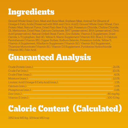 Pedigree Complete Nutrition Kibble – Streamlined Mealtime Routine for Adult Dogs, 18 lb. Bag